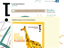 Tablet Screenshot of literaturhaus-darmstadt.de